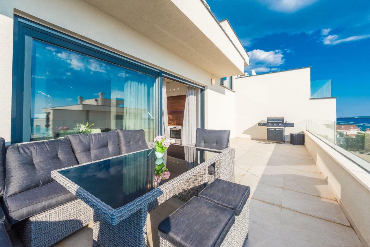 Apartmán Luxury Penthouse Mandre Exteriér fotografie