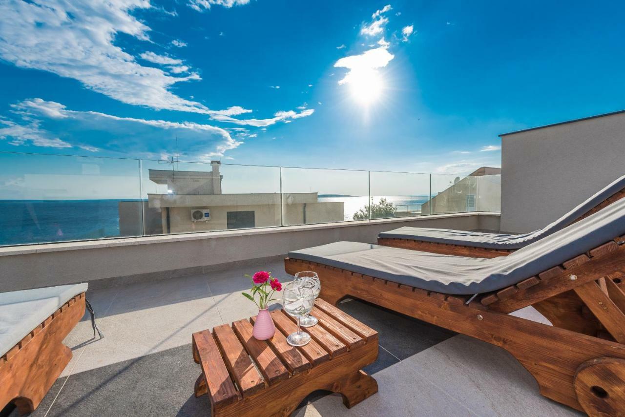 Apartmán Luxury Penthouse Mandre Exteriér fotografie